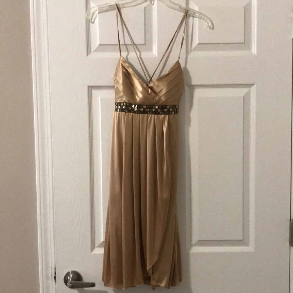Gold Dress w| rhinestones